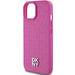 DKNY Leather Pattern Metal Logo MagSafe case for iPhone 15 / 14 / 13 - pink - Cell phone cases and covers<<<HurtelXML