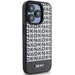 DKNY Leather Printed Pattern Metal Logo MagSafe Case for iPhone 15 Pro - Black - Cell phone cases and covers<<<HurtelXML