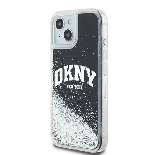 DKNY Liquid Glitter Big Logo case for iPhone 15 / 14 / 13 - black - Cell phone cases and covers<<<HurtelXML