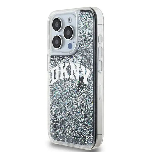 DKNY Liquid Glitter Big Logo case for iPhone 15 Pro - black - Cell phone cases and covers<<<HurtelXML