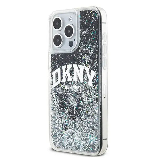 DKNY Liquid Glitter Big Logo case for iPhone 15 Pro Max - black - Cell phone cases and covers<<<HurtelXML