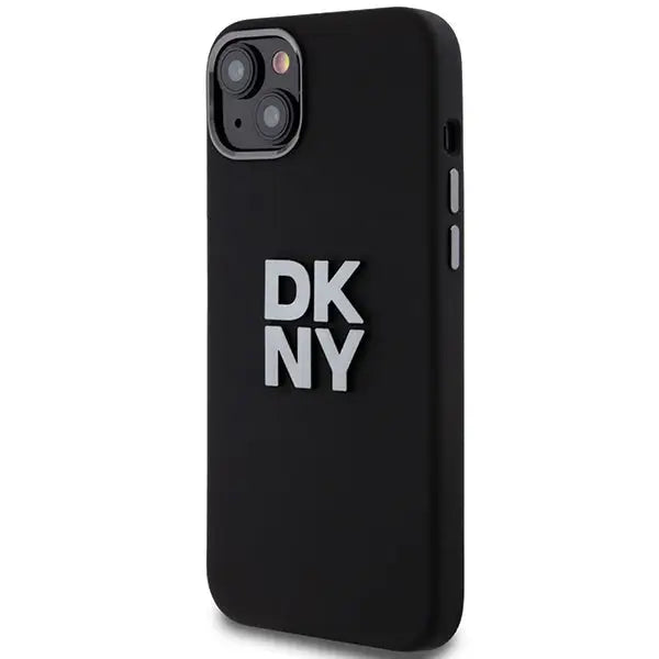 DKNY Liquid Silicone Metal Logo case for iPhone 15 Plus / 14 Plus - black - Cell phone cases and covers<<<HurtelXML