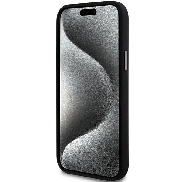 DKNY Liquid Silicone Metal Logo iPhone 15/14/13 Case - Black - Cell phone cases and covers<<<HurtelXML