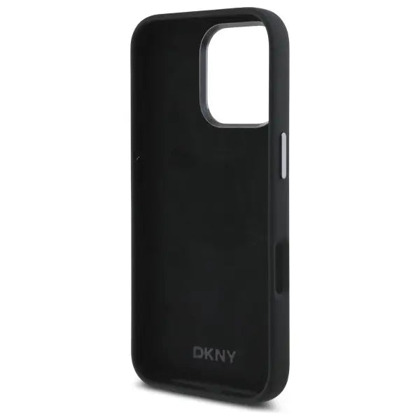 DKNY Liquid Silicone Metal Logo iPhone 16 Pro Case - Black - Cell phone cases and covers<<<HurtelXML