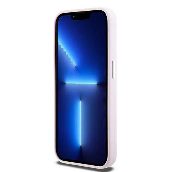 DKNY Liquid Silicone Small Metal Logo MagSafe case for iPhone 14 Pro - pink - Cell phone cases and covers<<<HurtelXML