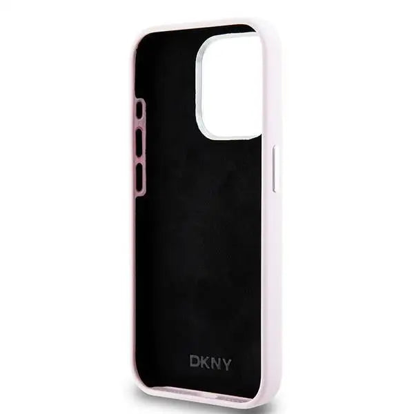 DKNY Liquid Silicone Small Metal Logo MagSafe case for iPhone 14 Pro - pink - Cell phone cases and covers<<<HurtelXML