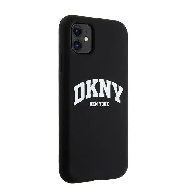 DKNY Liquid Silicone White Printed Logo MagSafe Case for iPhone 11/Xr - Black - Cell phone cases and covers<<<HurtelXML