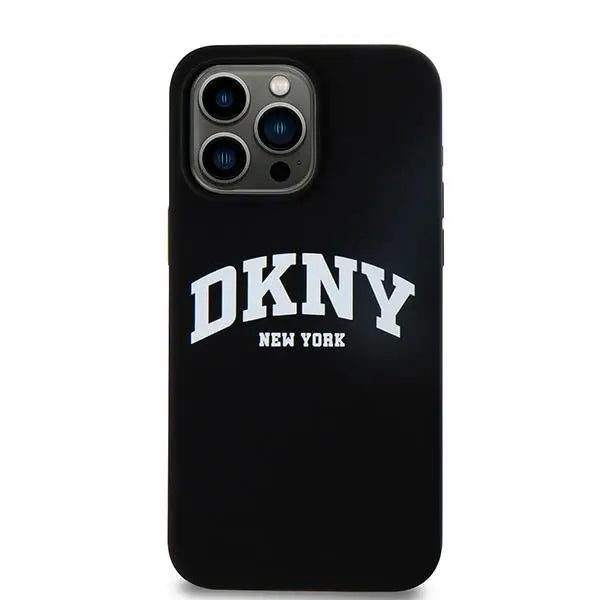 DKNY Liquid Silicone White Printed Logo MagSafe iPhone 13 Pro Max Case - Black - Cell phone cases and covers<<<HurtelXML