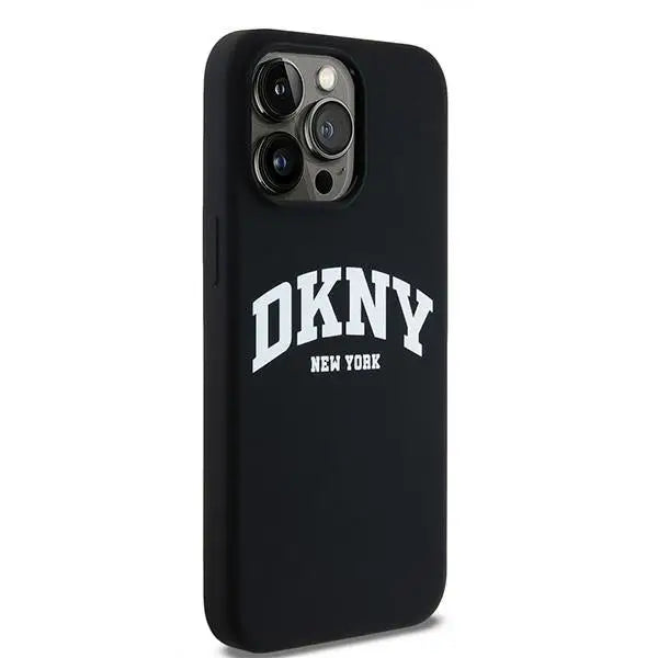 DKNY Liquid Silicone White Printed Logo MagSafe iPhone 14 Pro Max Case - Black - Cell phone cases and covers<<<HurtelXML