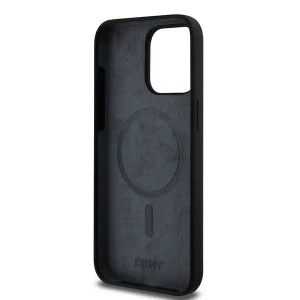 DKNY Liquid Silicone White Printed Logo MagSafe iPhone 14 Pro Max Case - Black - Cell phone cases and covers<<<HurtelXML