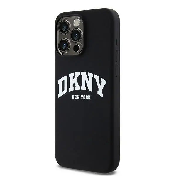 DKNY Liquid Silicone White Printed Logo MagSafe iPhone 14 Pro Max Case - Black - Cell phone cases and covers<<<HurtelXML