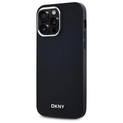DKNY Plain Logo MagSafe iPhone 14 Pro Max Case - Black - Cell phone cases and covers<<<HurtelXML