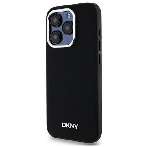 DKNY Plain Logo MagSafe iPhone 15 Pro Max Case - Black - Cell phone cases and covers<<<HurtelXML