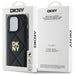 DKNY Quilted Stack Logo iPhone 14 Pro Case - Black - Cell phone cases and covers<<<HurtelXML