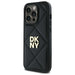 DKNY Quilted Stack Logo iPhone 14 Pro Case - Black - Cell phone cases and covers<<<HurtelXML