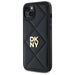 DKNY Quilted Stack Logo iPhone 15 Plus Case - Black - Cell phone cases and covers<<<HurtelXML