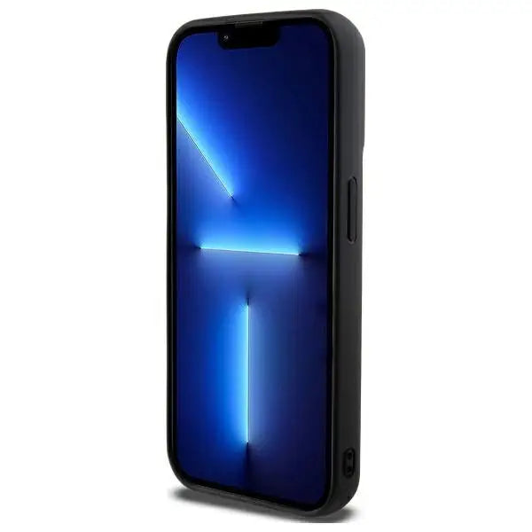 DKNY Quilted Stack Logo iPhone 15 Pro Case - Black - Cell phone cases and covers<<<HurtelXML