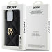 DKNY Quilted Stack Logo iPhone 15 Pro Case - Black - Cell phone cases and covers<<<HurtelXML