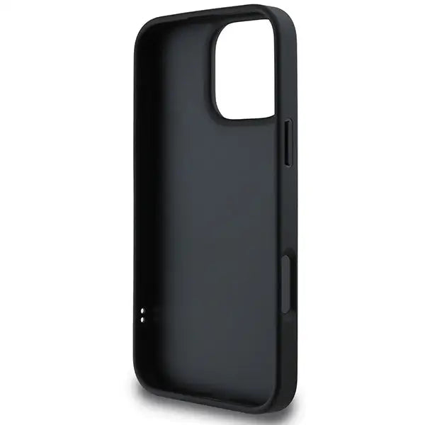 DKNY Quilted Stack Logo iPhone 16 Pro Case - Black - Cell phone cases and covers<<<HurtelXML