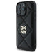 DKNY Quilted Stack Logo iPhone 16 Pro Max Case - Black - Cell phone cases and covers<<<HurtelXML
