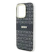 DKNY Repeat Texture Pattern With Stripe case for iPhone 16 Pro - black - Cell phone cases and covers<<<HurtelXML