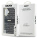DKNY Repeat Texture Pattern With Stripe iPhone 16 Case - Black - Cell phone cases and covers<<<HurtelXML