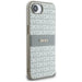 DKNY Repeat Texture Pattern with Tonal Stripe iPhone 16e Case - Beige - Cell phone cases and covers<<<HurtelXML