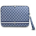 DKNY Sleeve Checkered Pattern Printed Stripes 14’’ Laptop Case - Blue - Laptop bags<<<HurtelXML