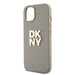 DKNY Wrist Strap Stock Logo case for iPhone 15 Plus - beige - Cell phone cases and covers<<<HurtelXML