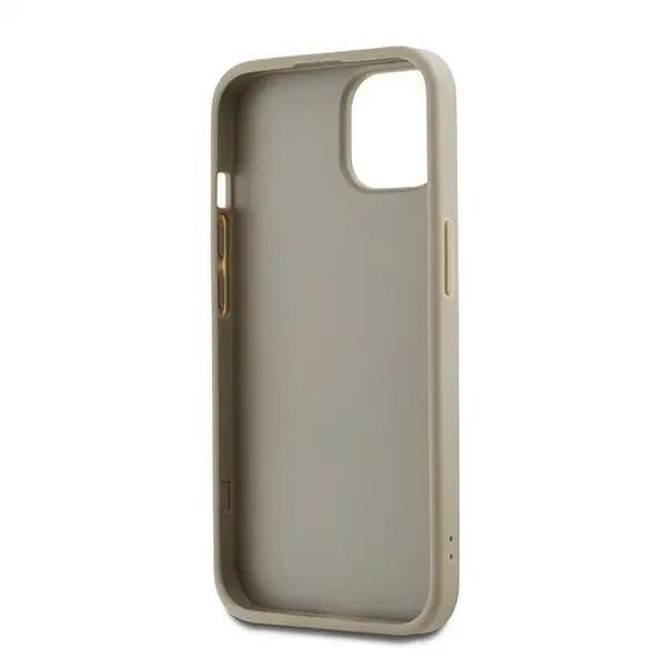 DKNY Wrist Strap Stock Logo case for iPhone 15 Plus - beige - Cell phone cases and covers<<<HurtelXML