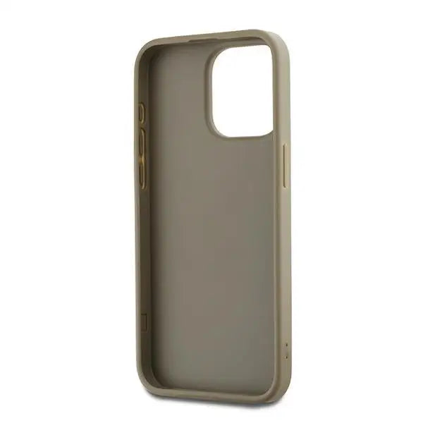 DKNY Wrist Strap Stock Logo case for iPhone 15 Pro - beige - Cell phone cases and covers<<<HurtelXML