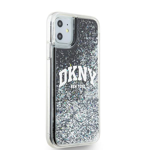 DKNY Liquid Glitter Big Logo case for iPhone 11 / Xr - black