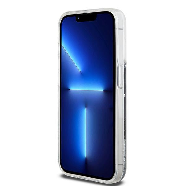 DKNY Liquid Glitter Big Logo iPhone 13 Pro / 13 Case - Black