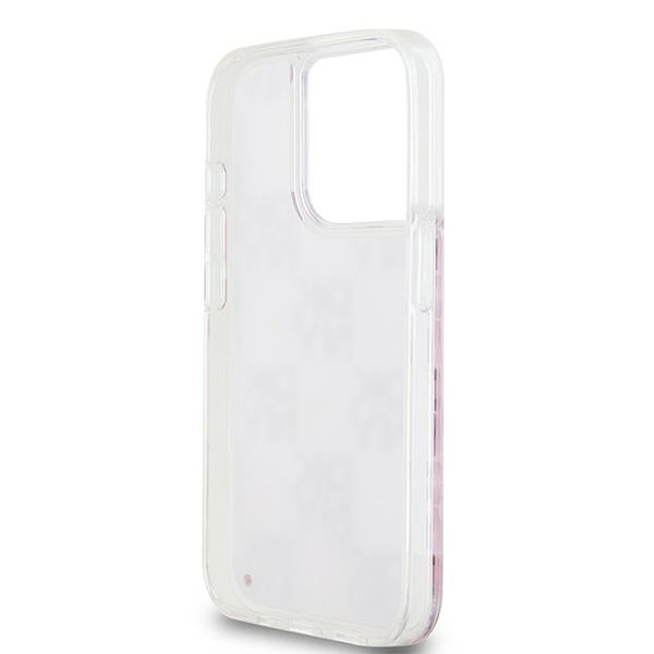 DKNY Liquid Glitter Multilogo case for iPhone 15 Pro - pink