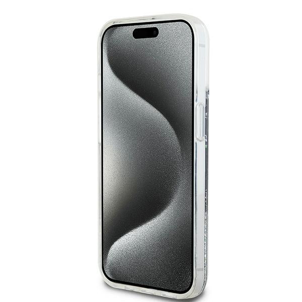 DKNY Liquid Glitter Big Logo case for iPhone 15 / 14 / 13 - black