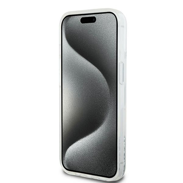 DKNY Liquid Glitter Big Logo case for iPhone 15 / 14 / 13 - white