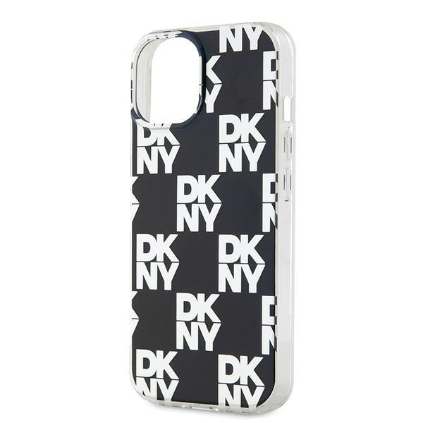 DKNY IML Checkered Mono Pattern case for iPhone 15 / 14 / 13 - black