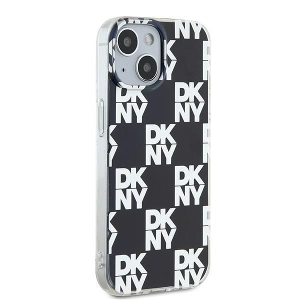 DKNY IML Checkered Mono Pattern case for iPhone 15 / 14 / 13 - black