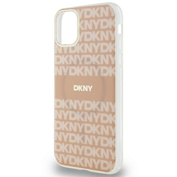DKNY IML Mono &amp; Stripe MagSafe case for iPhone 11 / Xr - pink