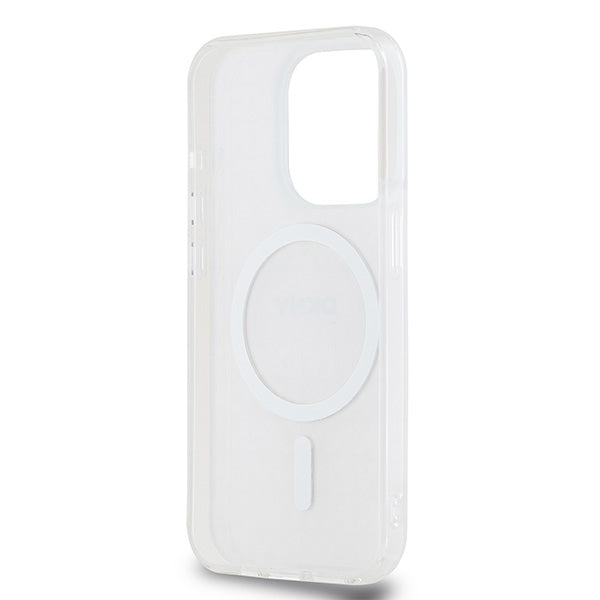 DKNY IML Mono &amp; Stripe MagSafe case for iPhone 13 Pro Max - pink