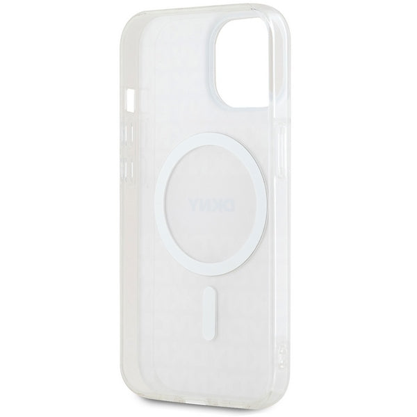 DKNY IML Mono &amp; Stripe MagSafe case for iPhone 15 / 14 / 13 - pink