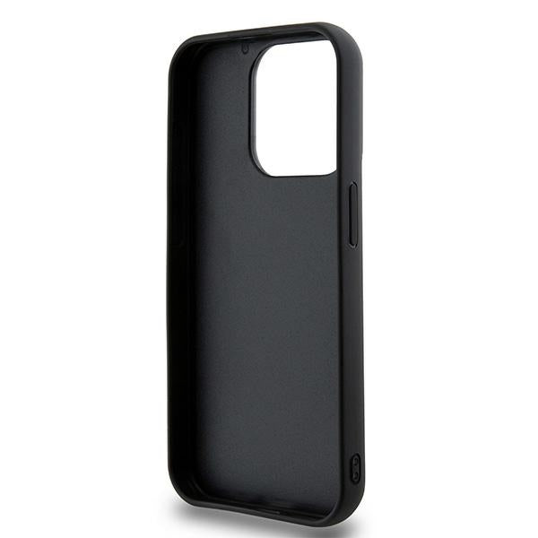 DKNY 3D Rubber Repeat Pattern case for iPhone 15 Pro - black
