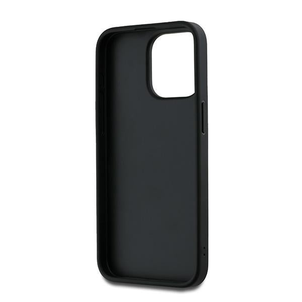DKNY Wrist Strap Stock Logo case for iPhone 15 Pro Max - black