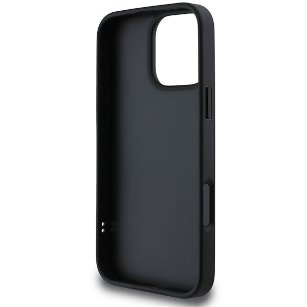 DKNY Quilted Stack Logo iPhone 16 Pro Max Case - Black