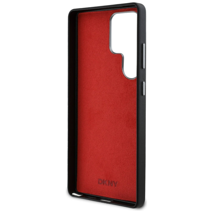 DKNY Leather Heart of NY Case for Samsung Galaxy S25 Ultra - Black