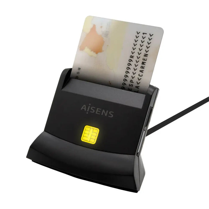DNI/SIP Card Reader Aisens ASCR-SN04CSD-BK Black - Компютър Мрежи и компоненти<<<Компютри| Електроника<<<BigBuy&&&Мулти