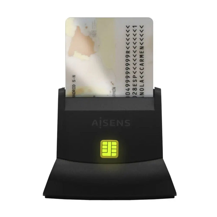 DNI/SIP Card Reader Aisens ASCR-SN05-BK Black - Компютър Мрежи и компоненти<<<Компютри| Електроника<<<BigBuy&&&Мулти