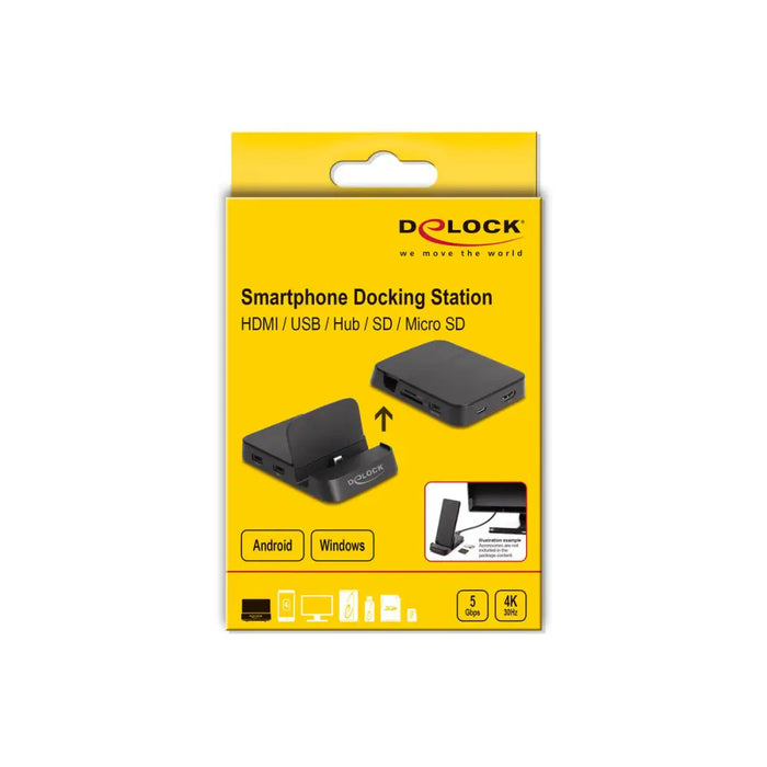 Dock/Charging base DELOCK 88018 Black - Електроника Телефони и таблети<<<Компютри| Електроника<<<BigBuy&&&USB зарядни и