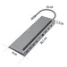 Docking station 10 in 1 HAMA Connect2Office Pro USB-A USB-C (PD) HDMI DP LAN/Ethernet Gray - Аксесоари за