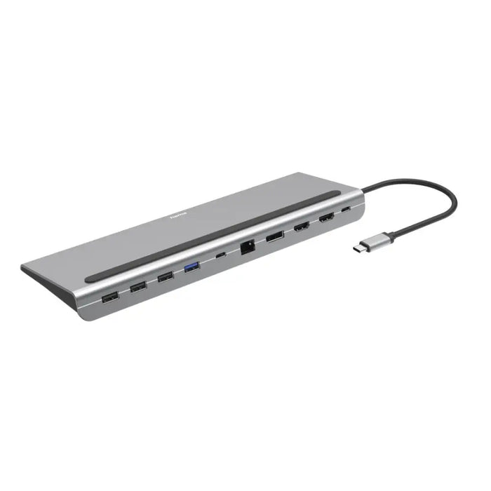 Docking station 10 in 1 HAMA Connect2Office Pro USB-A USB-C (PD) HDMI DP LAN/Ethernet Gray - Аксесоари за